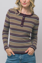 Load image into Gallery viewer, Kenny Button Up Sweater in Burgundy
