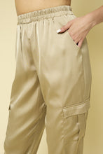 Load image into Gallery viewer, Come &amp; See Me Satin Cargo Pant
