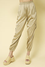 Load image into Gallery viewer, Come &amp; See Me Satin Cargo Pant
