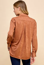Load image into Gallery viewer, Love Song Suede Button Up
