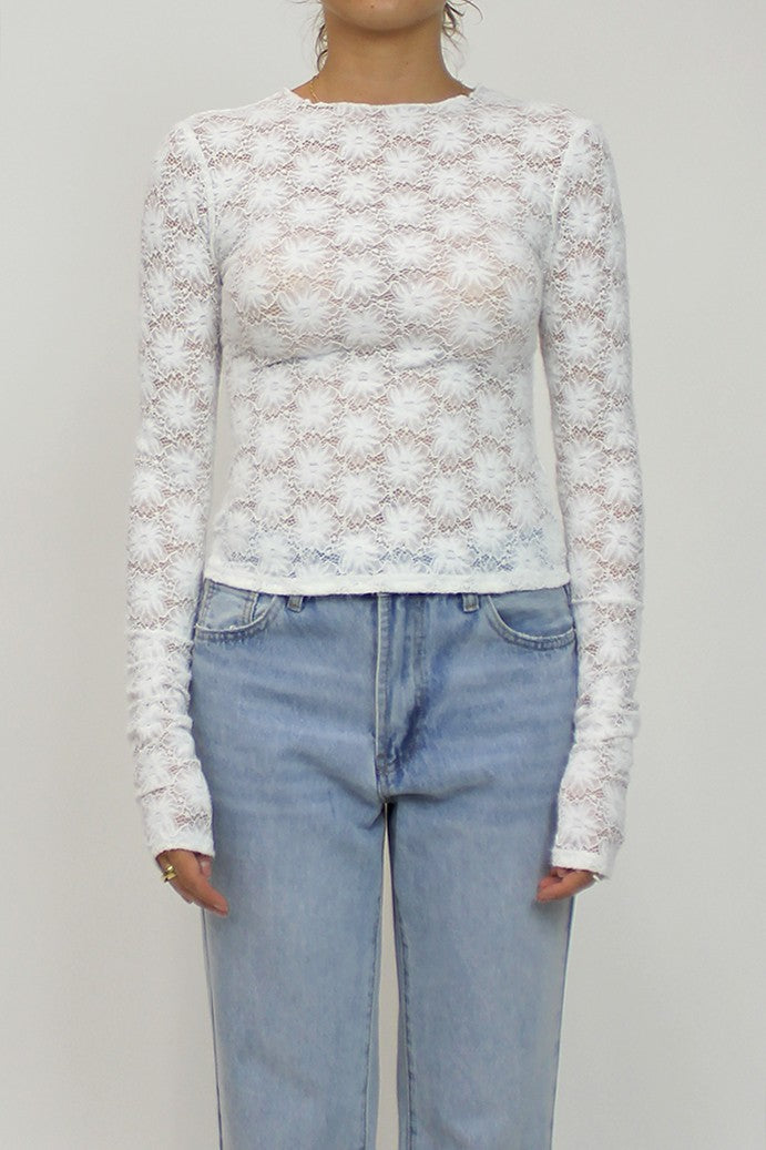Flower Girl Lace Long Sleeve