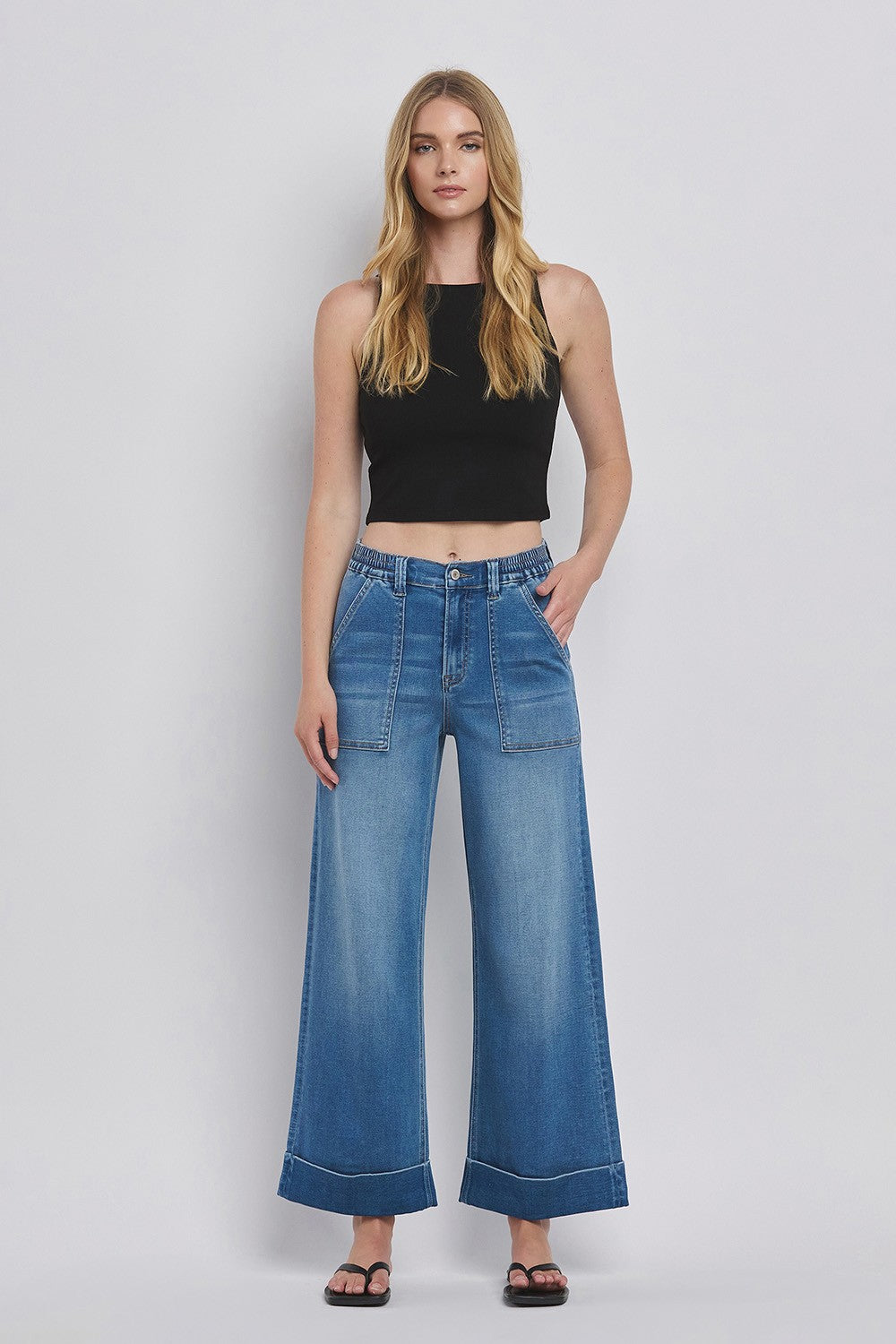 Hayden High Rise Baggy Denim