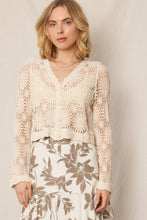 Load image into Gallery viewer, Emilie Lace Cardigan in Cream
