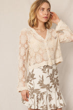 Load image into Gallery viewer, Emilie Lace Cardigan in Cream
