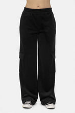 Load image into Gallery viewer, Winter In Europe Cargo Pant in Black
