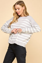 Load image into Gallery viewer, Wonderful Life Sweater in Grey
