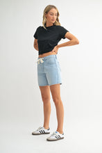 Load image into Gallery viewer, Lilo Tie Denim Short
