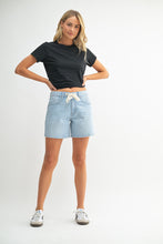 Load image into Gallery viewer, Lilo Tie Denim Short
