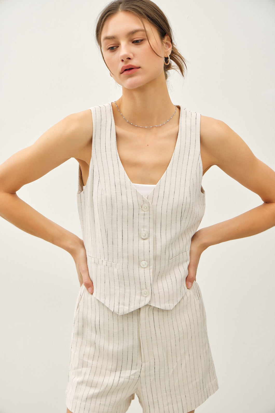 Henry Linen Vest