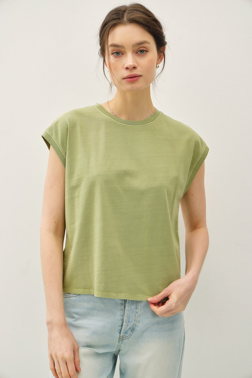 Miles Cap Sleeve Tee
