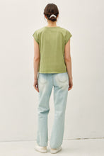 Load image into Gallery viewer, Miles Cap Sleeve Tee
