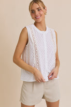 Load image into Gallery viewer, Sweet Eyelet Tank Top
