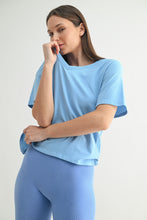 Load image into Gallery viewer, Tanya V-Neck Tee in Blue
