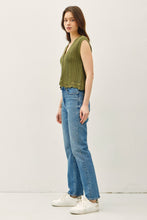 Load image into Gallery viewer, Moss Knit Button Up Tank
