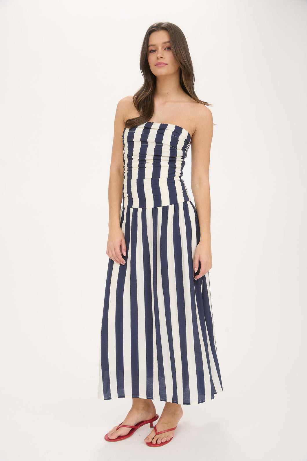 August Strapless Dress