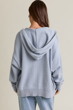 Load image into Gallery viewer, Enzo Zip Up Knit  Hoodie
