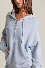 Load image into Gallery viewer, Enzo Zip Up Knit  Hoodie
