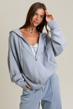 Load image into Gallery viewer, Enzo Zip Up Knit  Hoodie
