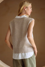 Load image into Gallery viewer, Day Time Sweater Vest Top
