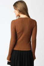 Load image into Gallery viewer, Chicago Sweater Top In Brown
