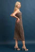 Load image into Gallery viewer, Cheetah Sisters Strapless Dress
