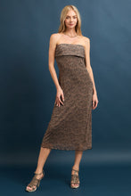 Load image into Gallery viewer, Cheetah Sisters Strapless Dress
