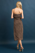 Load image into Gallery viewer, Cheetah Sisters Strapless Dress
