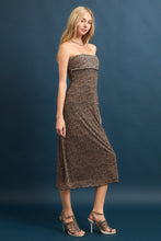 Load image into Gallery viewer, Cheetah Sisters Strapless Dress
