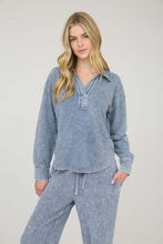 Load image into Gallery viewer, Good For You Collared Long Sleeve
