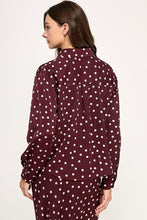 Load image into Gallery viewer, La Vie En Rose Button Up Top
