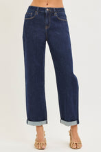 Load image into Gallery viewer, Sutton Slouchy Cuffed Hem Boyfriend Denim
