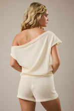 Load image into Gallery viewer, Willow Asymmetrical Shoulder Sweater Top

