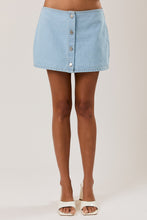 Load image into Gallery viewer, Plot Twist Denim Skort
