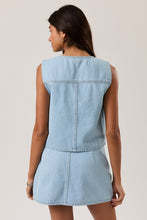 Load image into Gallery viewer, Plot Twist Denim Top
