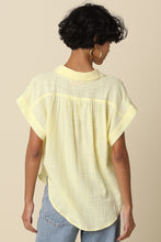 Load image into Gallery viewer, Hazel Linen Button Up in Yellow
