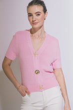 Load image into Gallery viewer, Seashell Short Sleeve Top
