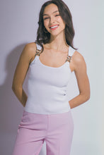 Load image into Gallery viewer, Easy Love Tank Top in White
