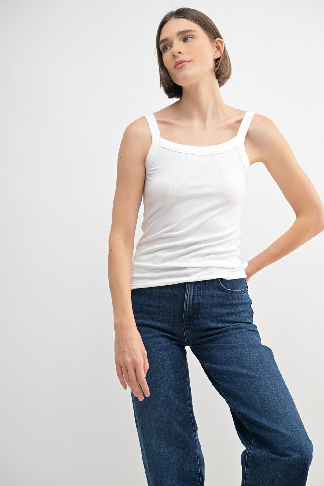 White Tank Top