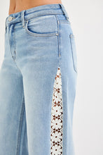 Load image into Gallery viewer, Lacey Flower Denim
