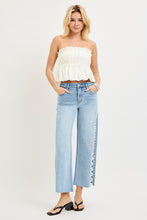 Load image into Gallery viewer, Lacey Flower Denim
