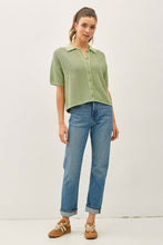 Load image into Gallery viewer, Dora Knit Top in Green
