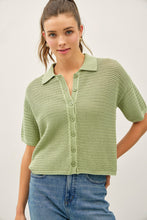 Load image into Gallery viewer, Dora Knit Top in Green

