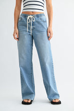 Load image into Gallery viewer, Denny Drawstring Denim
