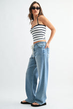 Load image into Gallery viewer, Denny Drawstring Denim
