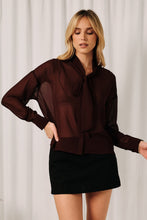 Load image into Gallery viewer, Wine Blouse

