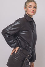 Load image into Gallery viewer, Espresso Leather Jacket
