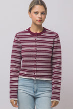 Load image into Gallery viewer, San Diego Cardigan in Wine
