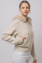 Load image into Gallery viewer, Townes Fur Zip Up

