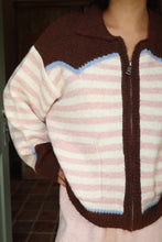 Load image into Gallery viewer, Pink Cowgirl Zip Up Sweater
