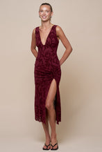 Load image into Gallery viewer, Fall Wedding Guest Midi Dress
